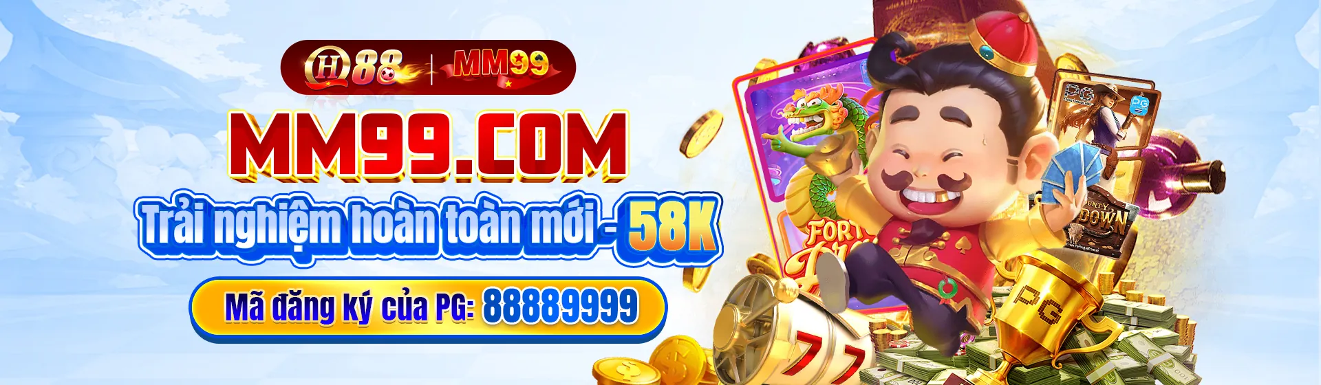 Hình ảnh chính game nổ hũ rút tiền mặt với biểu tượng tiền vàng và chiến thắng